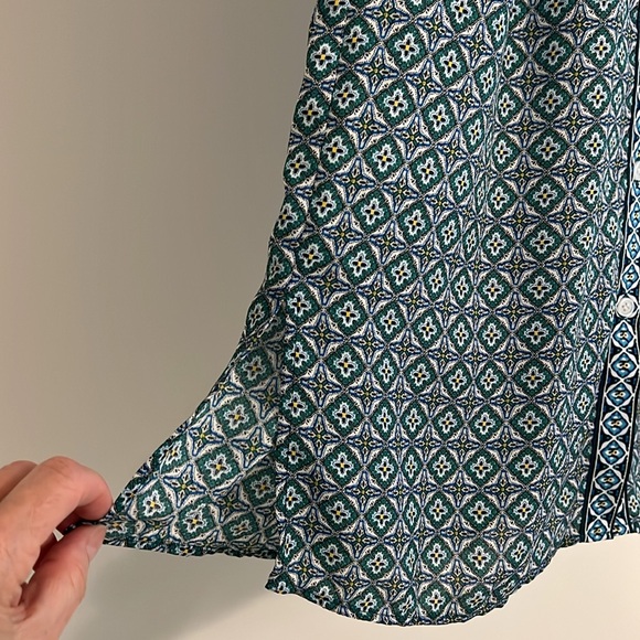 Max Studio Button Front Blouse - Picture 6 of 9